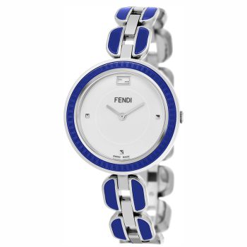 Đồng Hồ Nữ Fendi My Way White Dial Ladies Watch F357024003 Màu Trắng Xanh