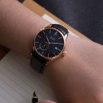 Đồng Hồ Nam Mido Belluna Ii Automatic M024.428.36.051.00 Case Rose Gold Màu Đen Phối Vàng Hồng