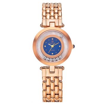 Đồng Hồ Nữ Olympia Star OPA28019LR-X  Màu Xanh Phối Vàng Hồng