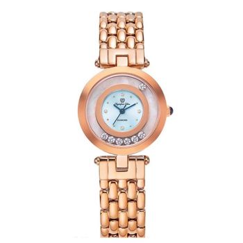 Đồng Hồ Nữ Olympia Star OPA28019LR-XL Màu Xanh Phối Vàng Hồng