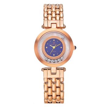 Đồng Hồ Nữ Olympia Star OPA28019LR-XN Màu Xanh Phối Vàng Hồng