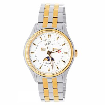 Đồng Hồ Nam Olympia Star OPA98022-80MSR-T Màu Trắng Phối Vàng Hồng