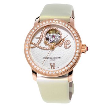 Đồng Hồ Nữ Frederique Constant FC-310LHB2PD4 Màu Trắng Phối Vàng Hồng