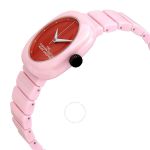 Đồng Hồ Nữ Marc Jacobs The Cushion Quartz Red Dial Ladies Watch MJ0120184711 Màu Hồng Đỏ