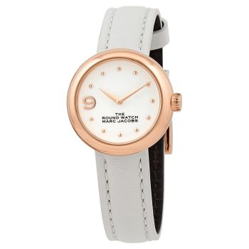 Đồng Hồ Nữ Marc Jacobs Quartz White Dial Ladies Watch MJ0120184722 Màu Trắng Phối Vàng Hồng