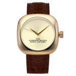 Đồng Hồ Nữ Marc Jacobs The Cushion Quartz Champagne Dial Ladies Watch MJ0120179305 Màu Vàng