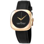Đồng Hồ Nữ Marc Jacobs The Cushion Quartz Black Dial Ladies Watch MJ0120179302 Màu Đen Phối Vàng Hồng