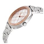 Đồng Hồ Nữ Michael Kors Nia Quartz Silver Crystal Dial Ladies Watch MK3988 Màu Bạc Phối Vàng Hồng
