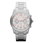 Đồng Hồ Nam Michael Kors MK5725 Mercer Silver Dial Stainless Steel Chronograph Watch Màu Trắng Bạc