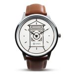 Đồng Hồ Nam Viwat Sai Gon VW-138S Dây Da Truyền Thống Màu Nâu Sáng