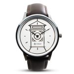 Đồng Hồ Nam Viwat Sai Gon VW-137S Dây Da Truyền Thống Màu Nâu Đậm