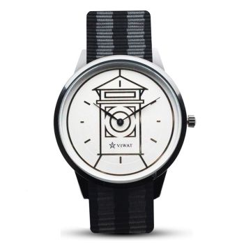 Đồng Hồ Nam Viwat Sai Gon VW-111S Dây Nato Màu Xám Đen