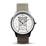 Đồng Hồ Nam Viwat Sai Gon VW-104S Dây Nato Màu Xám Trắng