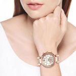 Đồng Hồ Nữ Michael Kors Sawyer Rose Gold Watch MK6282 39mm Màu Trắng Phối Vàng Hồng