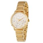 Đồng Hồ Nữ Michael Kors Mini Portia Gold-Tone Watch MK3840, 32mm Màu Vàng Trắng