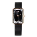 Đồng Hồ Nữ Swarovski Uptown Watch Leather Strap 5547710 Màu Đen