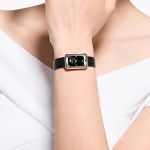 Đồng Hồ Nữ Swarovski Uptown Watch Leather Strap 5547710 Màu Đen