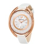 Đồng Hồ Nữ Swarovski Crystalline Oval Watch 5230946 Màu Trắng