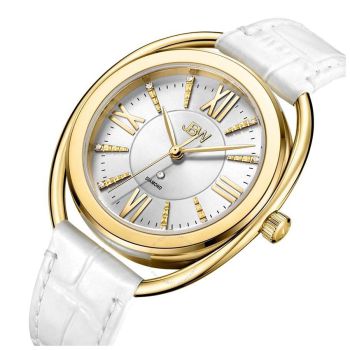 Đồng Hồ Nữ JBW Gigi Cascading Lug Diamond Watch J6357B Màu Vàng Bạc