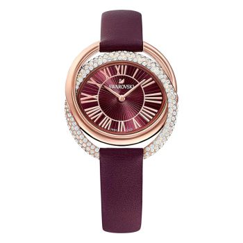 Đồng Hồ Nữ Swarovski Duo Watch 5484379 Màu Đỏ Tím