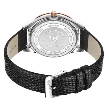 Đồng Hồ Nữ JBW J6367-10C Mondrian 10 Year Ladies Quartz Watch Màu Bạc Phối Vàng Hồng