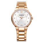 Đồng Hồ Nữ Swarovski City Rose Gold Tone Watch 5181642 Màu Vàng Hồng
