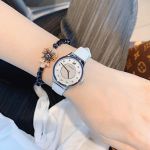 Đồng Hồ Nữ Swarovski Dreamy Watch Leather Strap, White, Stainless Steel 5199946 Màu Trắng