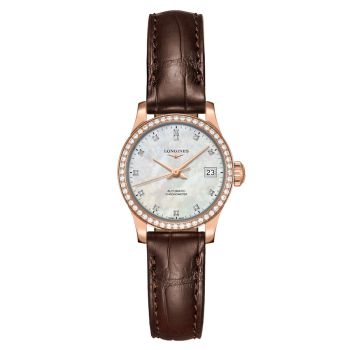 Đồng Hồ Nữ Longines Automatic  L2.320.9.87.2 26mm Màu Nâu