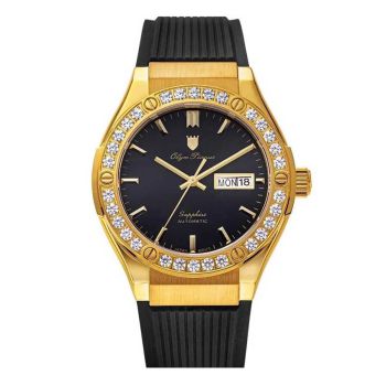Đồng Hồ Nam Olym Pianus OP990-45ADGK-GL-D Màu Đen Vàng