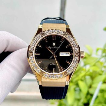 Đồng Hồ Nam Olym Pianus OP990-45ADGK-GL-D Màu Đen Vàng