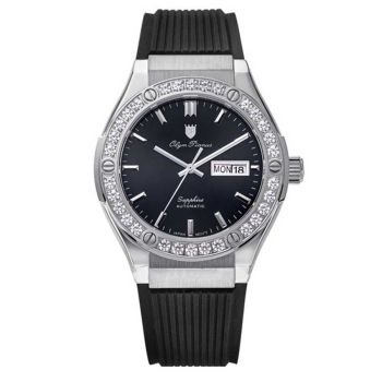 Đồng Hồ Nam Olym Pianus OP990-45ADGS-GL-D Màu Đen Bạc