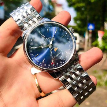 Đồng Hồ Nam Olym Pianus OP5738-80MS-X Màu Xanh Bạc