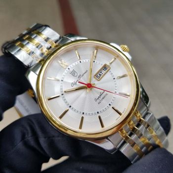 Đồng Hồ Nam Olym Pianus OP990-09AMSK-T Màu Vàng Bạc