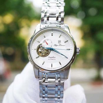 Đồng Hồ Nam Olym Pianus OP990-163AMS-T Màu Bạc