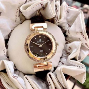 Đồng Hồ Nữ Bentley BL1858-102LKBB Màu Đen Vàng