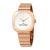Đồng Hồ Nữ Marc Jacobs The Cushion Quartz Silver Dial Ladies Watch MJ0120179299 Màu Vàng Hồng Mặt Bạc