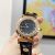 Đồng Hồ Nữ Versace Vanity Women's Croco Watch 35mm Màu Đen Vàng