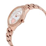Set Đồng Hồ Nữ Michael Kors MK Lauryn Quartz Crystal Rose Gold-tone Ladies Watch And Bracelet Set MK1038 Màu Vàng Hồng