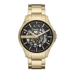 Đồng Hồ Nam Armani Exchange Hampton Automatic Black Skeleton Dial Men's Watch AX2419 Màu Đen
