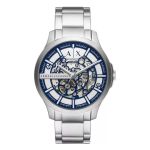 Đồng Hồ Nam Armani Exchange Hampton Automatic Silver Dial Men's Watch AX2416 Màu Bạc