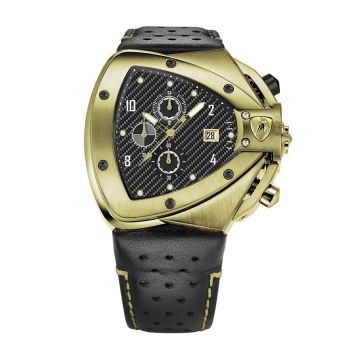 Đồng Hồ Nam Tonino Lamborghini Spyder Horizontal Steel T20SH-B Màu Đen Vàng