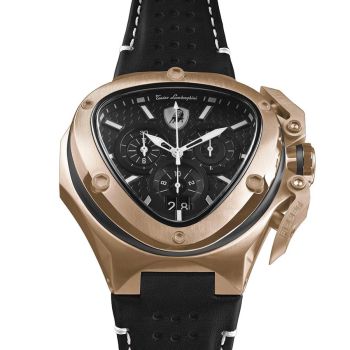 Đồng Hồ Nam Tonino Lamborghini Spyder X Chronograph Rose Gold T9XD-RG Màu Đen