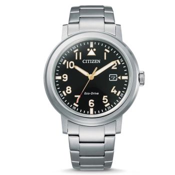 Đồng Hồ Nam Citizen Eco-Drive Collection AW1620-81E Màu Bạc Đen