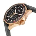 Đồng Hồ Nam Fossil Wakefield Black Dial Automatic Men's Chronograph Watch ME3091 Màu Đen
