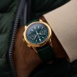 Đồng Hồ Nam Corniche Heritage Chronograph Yellow Gold With Green Dial Màu Xanh Lá