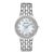 Đồng Hồ Nữ Bulova Crystal Quartz Mother of Pearl Dial Ladies Watch 96X144 Màu Bạc