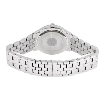 Đồng Hồ Nữ Bulova Crystal Quartz Mother of Pearl Dial Ladies Watch 96X144 Màu Bạc