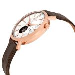 Đồng Hồ Nam Bulova Classic Silver-White Dial Automatic Men's Watch 97A136 Màu Nâu Mặt Bạc
