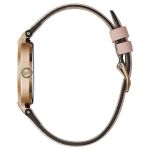 Đồng Hồ Nữ Guess Rose Gold-Tone Logo Analog Watch 35mm GW0027L2 Màu Vàng Hồng