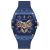 Đồng Hồ Nam Guess Silicone Multifunction Watch 43mm GW0203G7 Màu Xanh Đậm